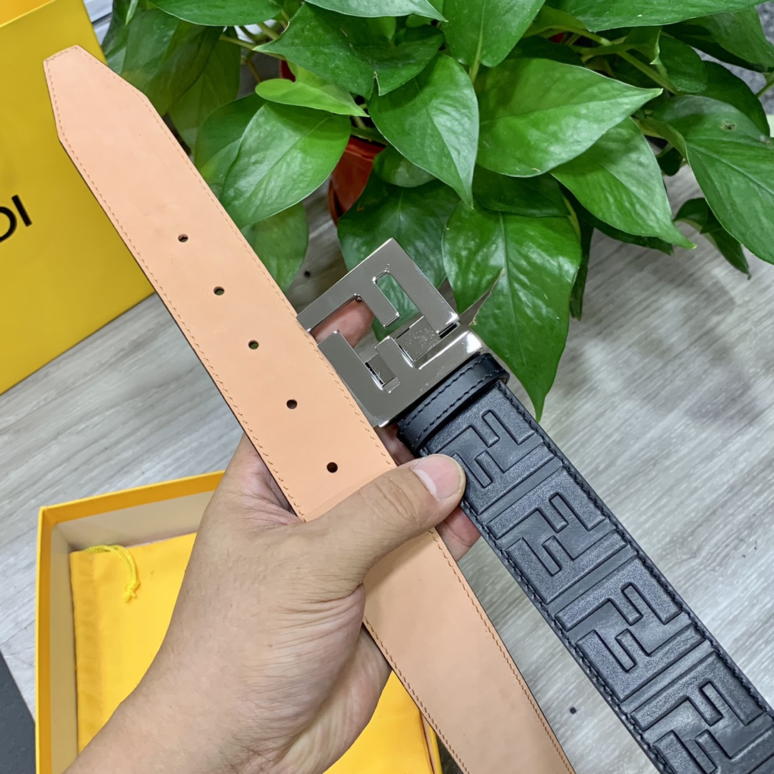 Fendi Leather Belts 1:1 Mirror Version