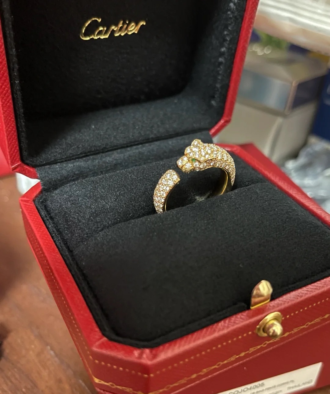 Cartier PANTHÈRE DE RING Dupe, Gold