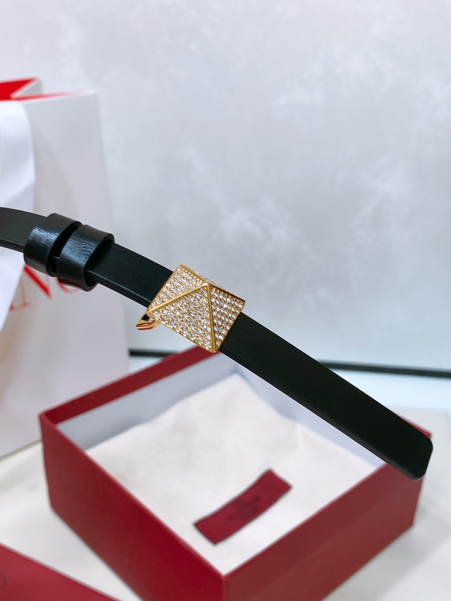 Valentino Leather Belts 1:1 Mirror Version