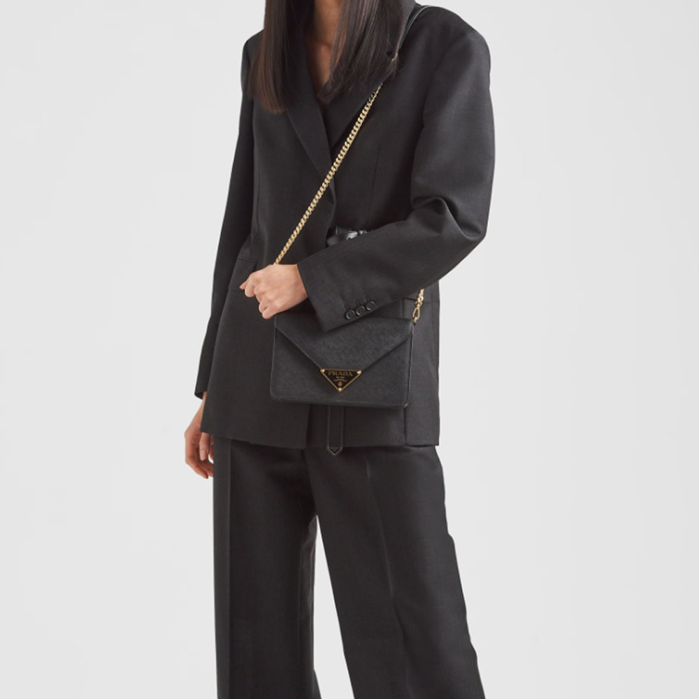 Prada Saffiano Shoulder Bag  (Replica)