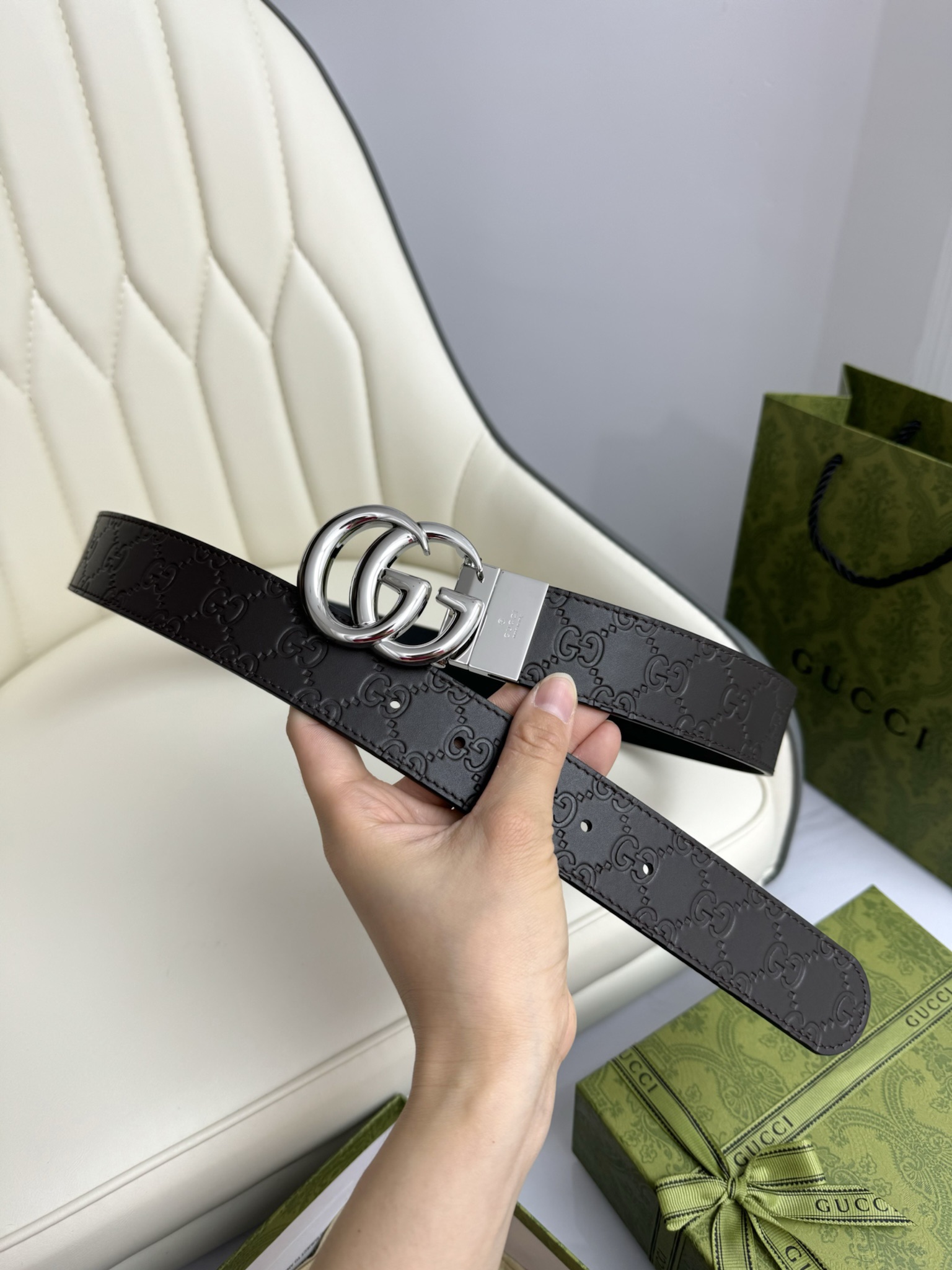 Gucci Leather Belts 1:1 Mirror Version