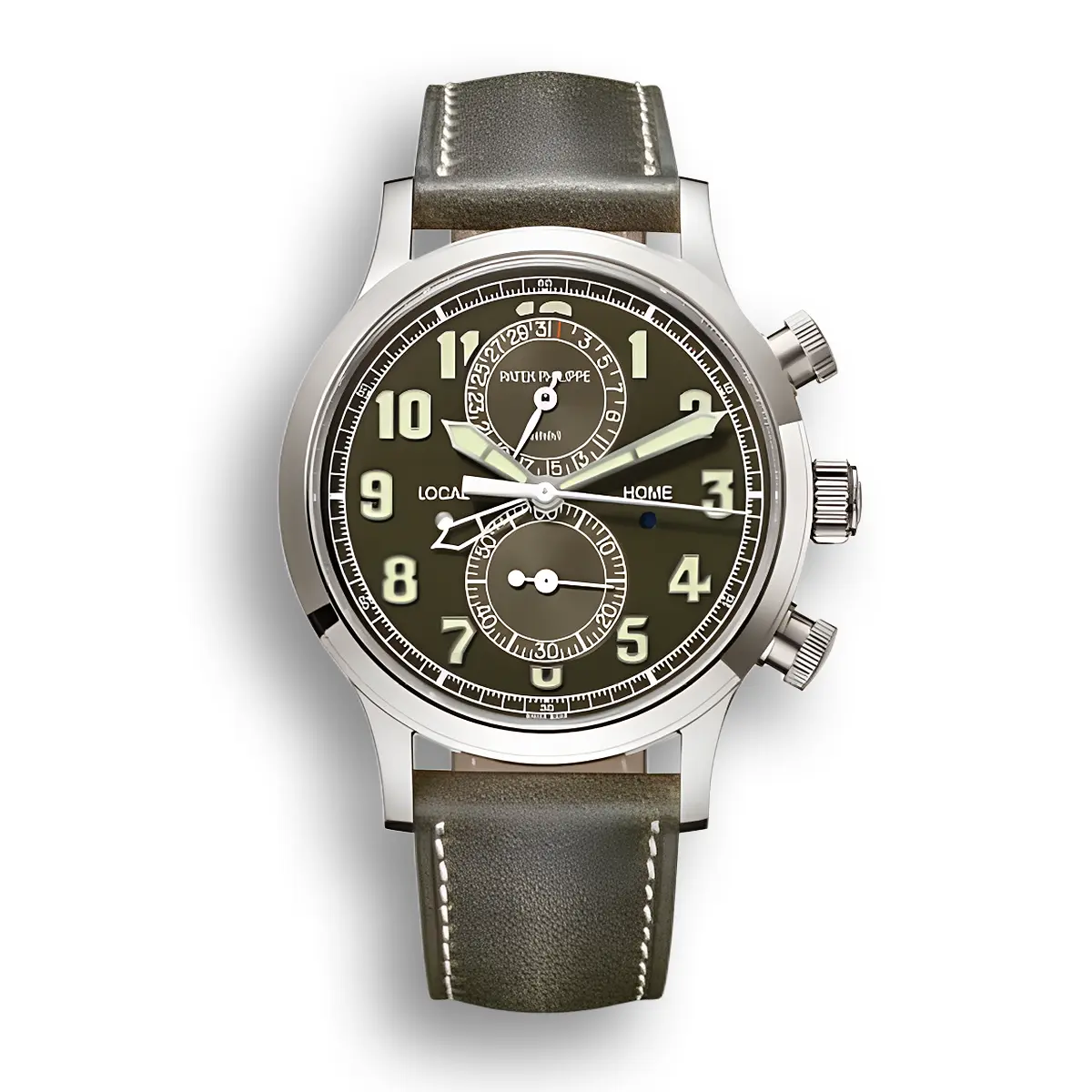 Complications 5924G-010 TRAVEL TIME CHRONOGRAPH.  42 mm,White Gold