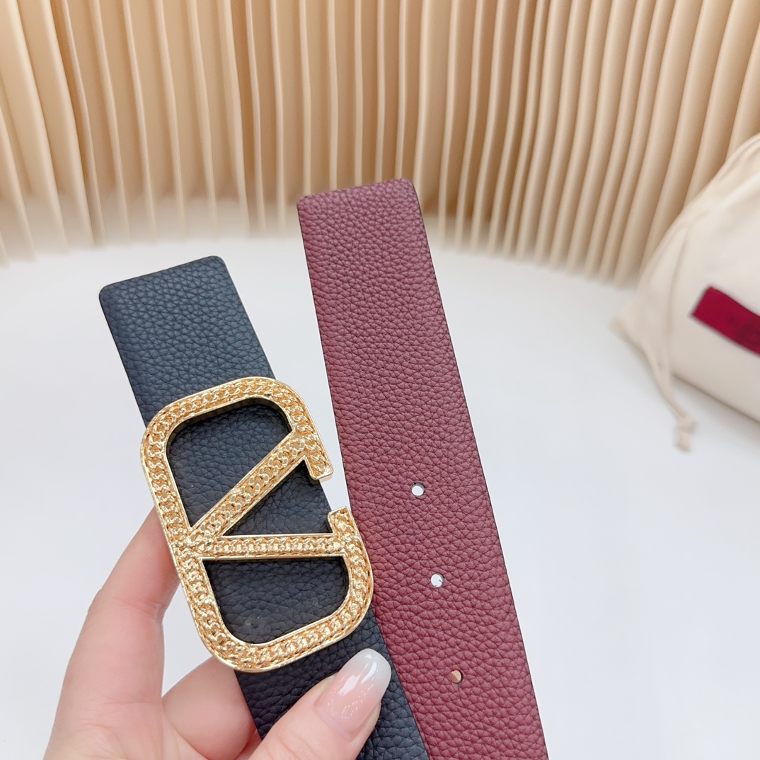 Valentino Leather Belts 1:1 Mirror Version