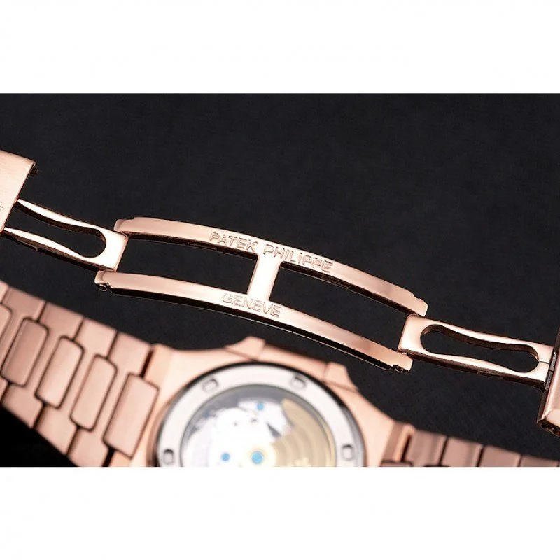 Nautilus 5980/1R-011 Dial Silver 40 mm, Rose Gold