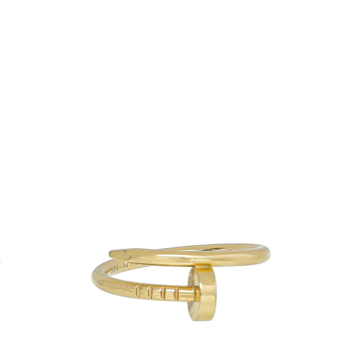 Cartier 18K Yellow Gold Juste Un Clou Small Model Ring 50