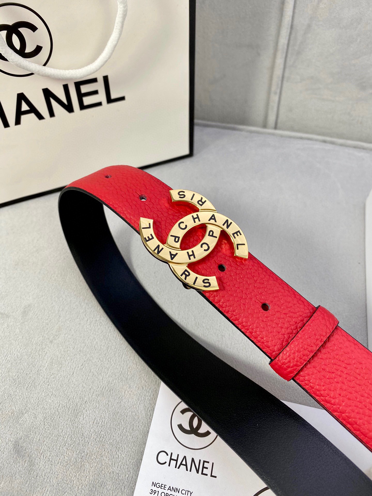Chanel Leather Belts 1:1 Mirror Version