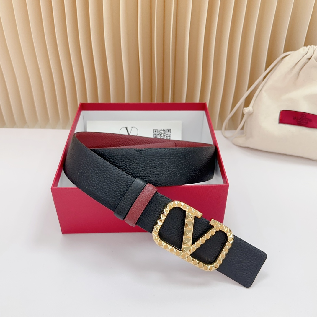 Valentino Leather Belts 1:1 Mirror Version
