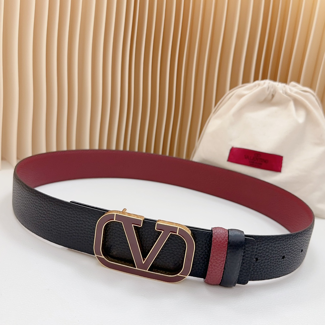 Valentino Leather Belts 1:1 Mirror Version
