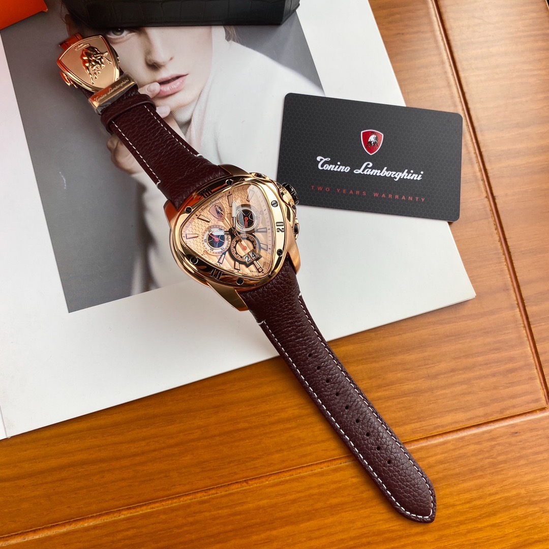 Tonino Lamborghini New Spyder Chronograph Red / Gold