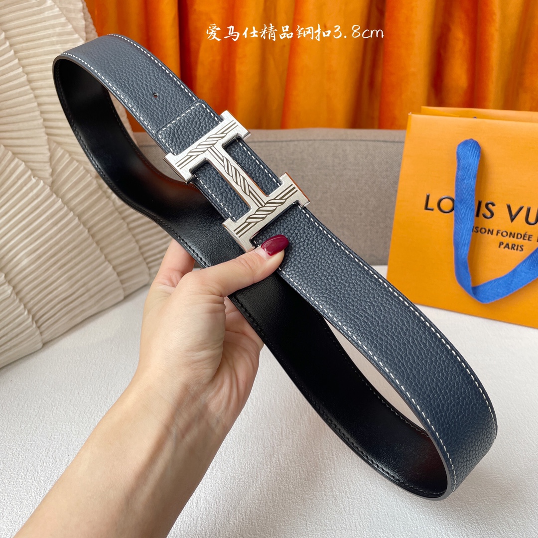 Hermes Leather Belts 1:1 Mirror Version