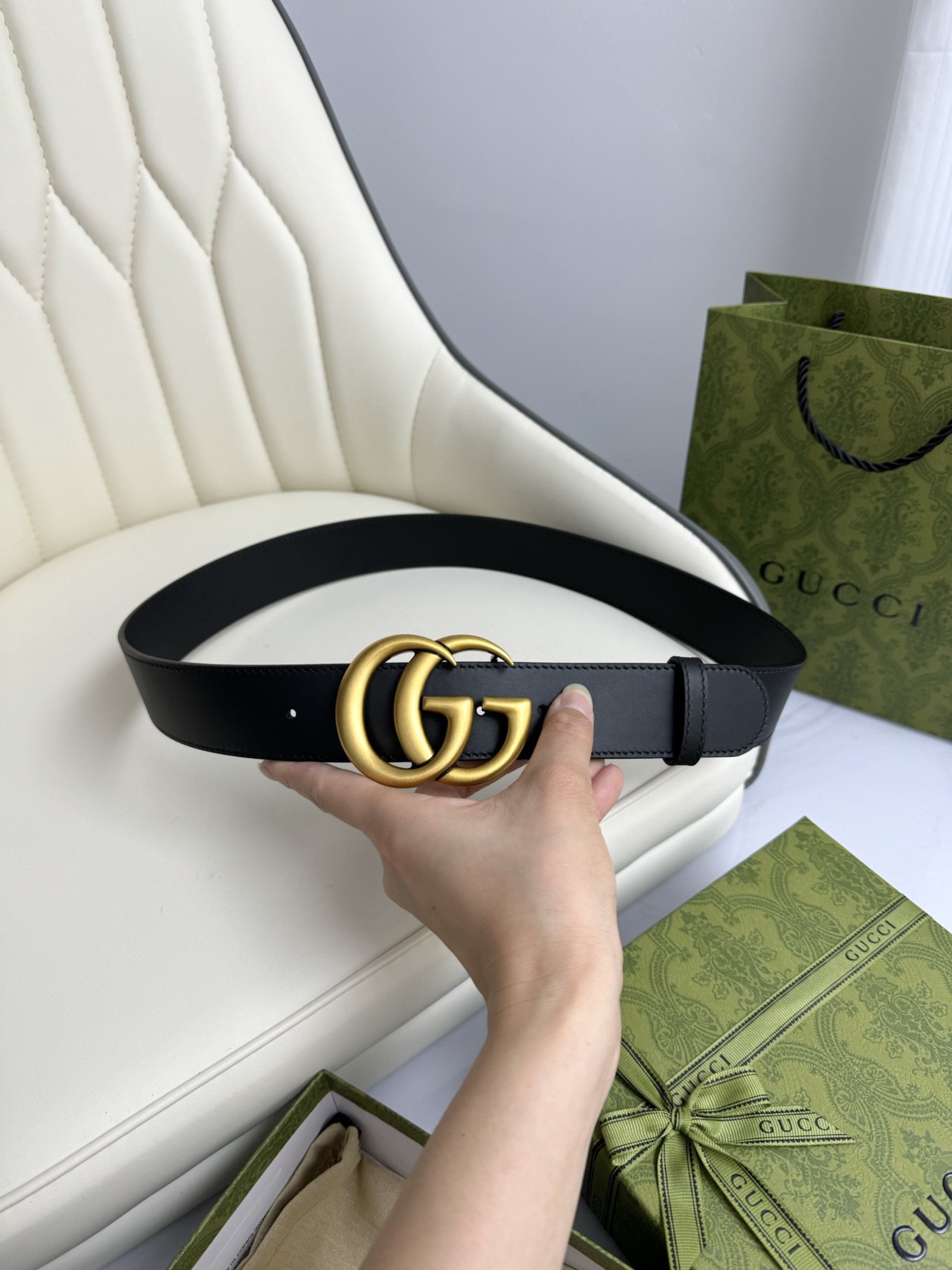 Gucci Leather Belts 1:1 Mirror Version