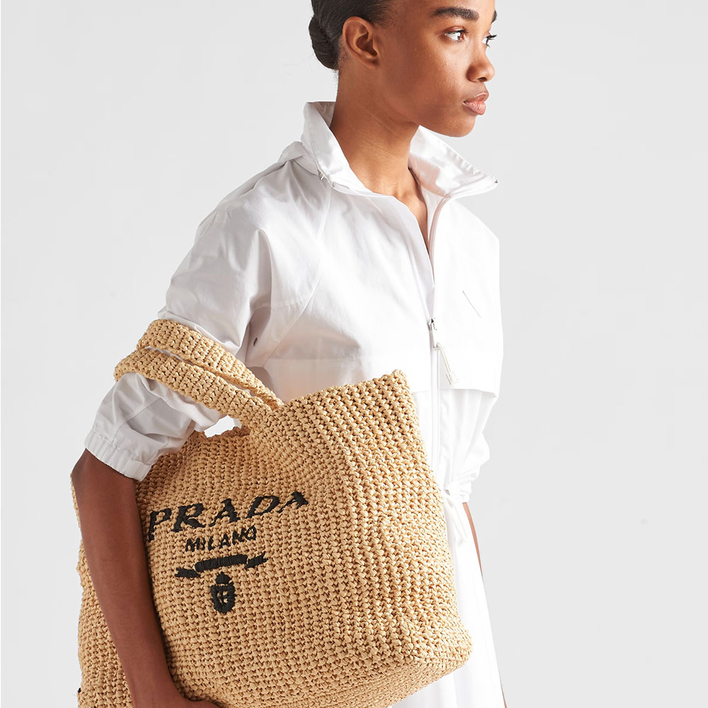 PRADA Crochet Tote Bag Handbag(Replica)