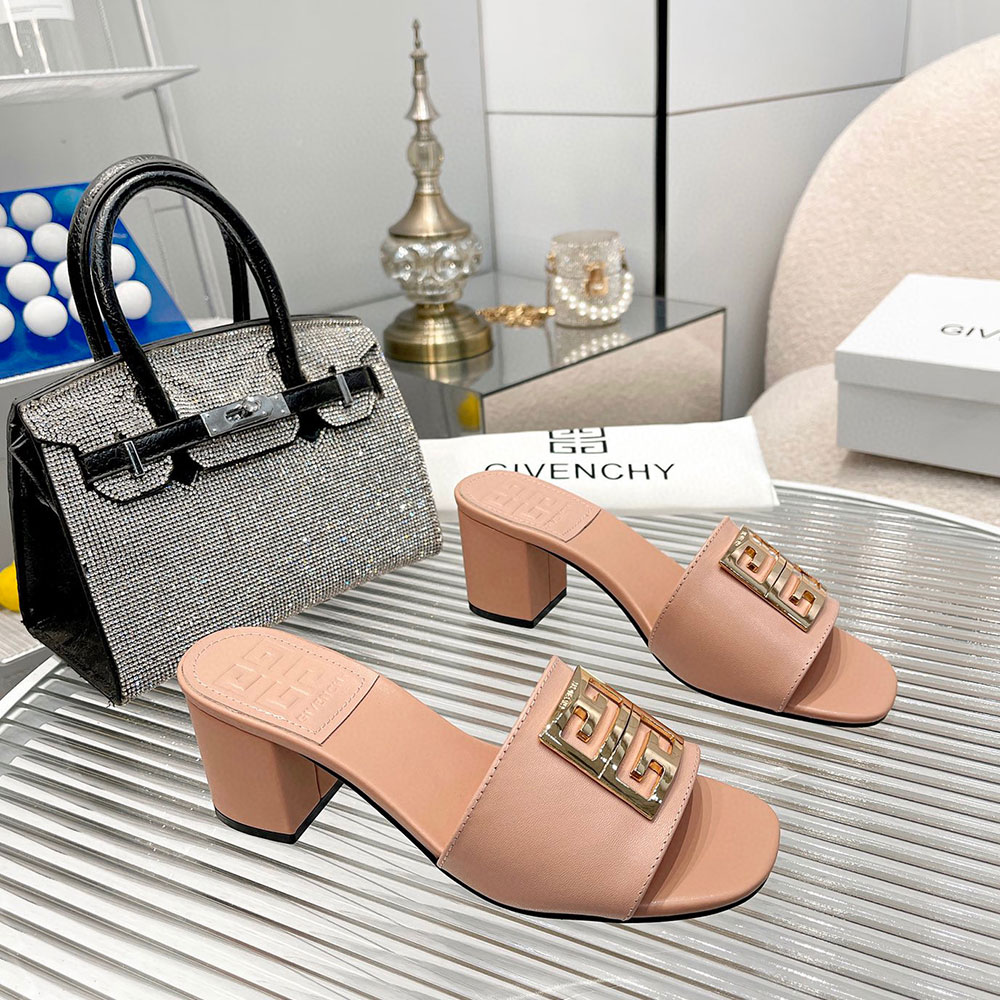 Givenchy Leather Fashion Muggles  Slide Sandal(Replica)