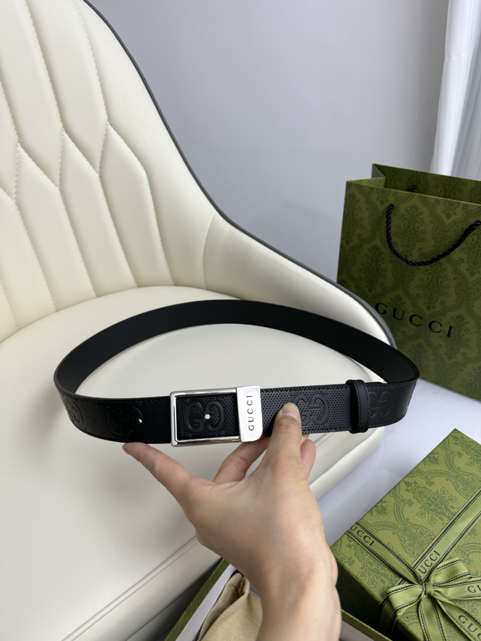 Gucci Leather Belts 1:1 Mirror Version