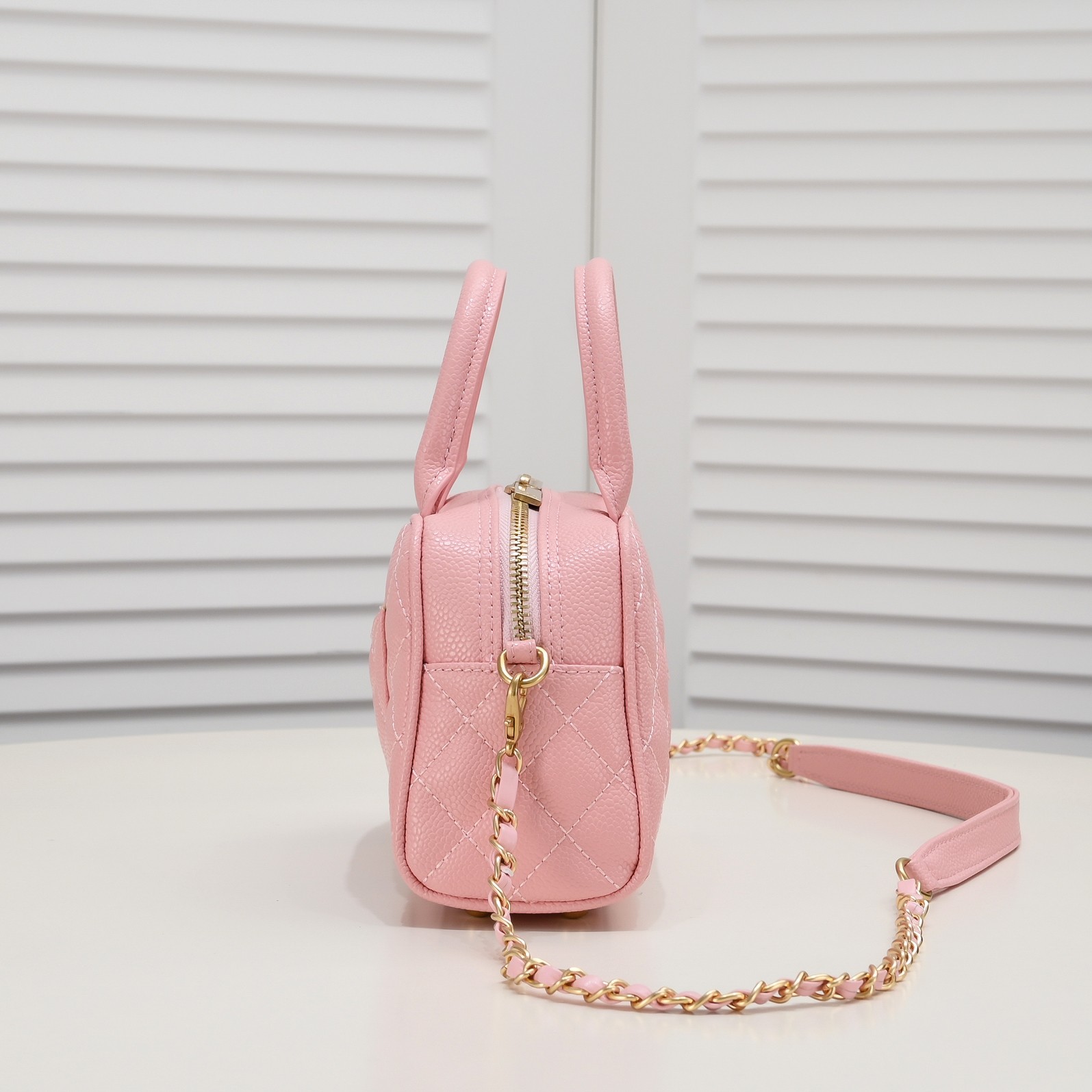 Chanel 24c Vintagep Hilton Bag Pink Shoulder Bag Handbag