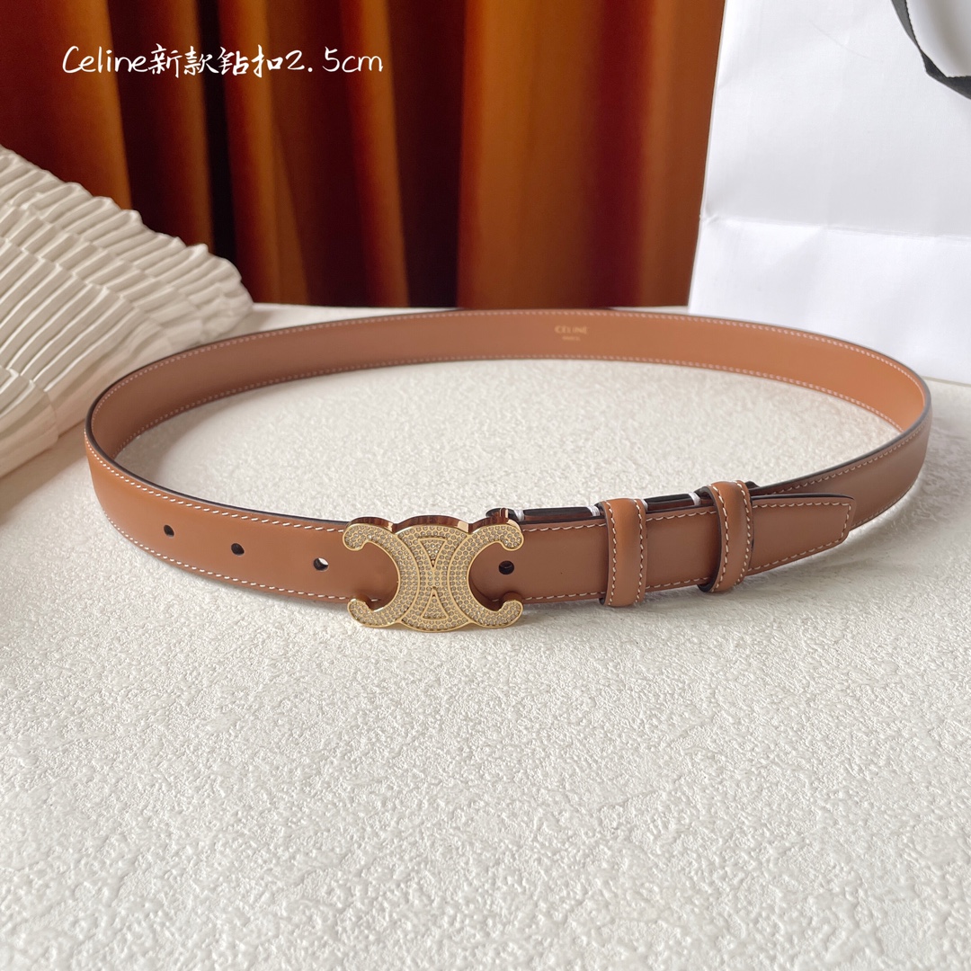 Celine Leather Belts 1:1 Mirror Version
