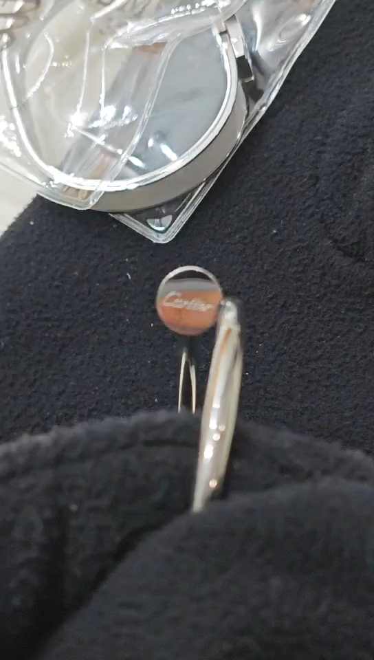 Cartier JUSTE UN CLOU Bracelet, White Gold & Rose Gold & Yellow Gold