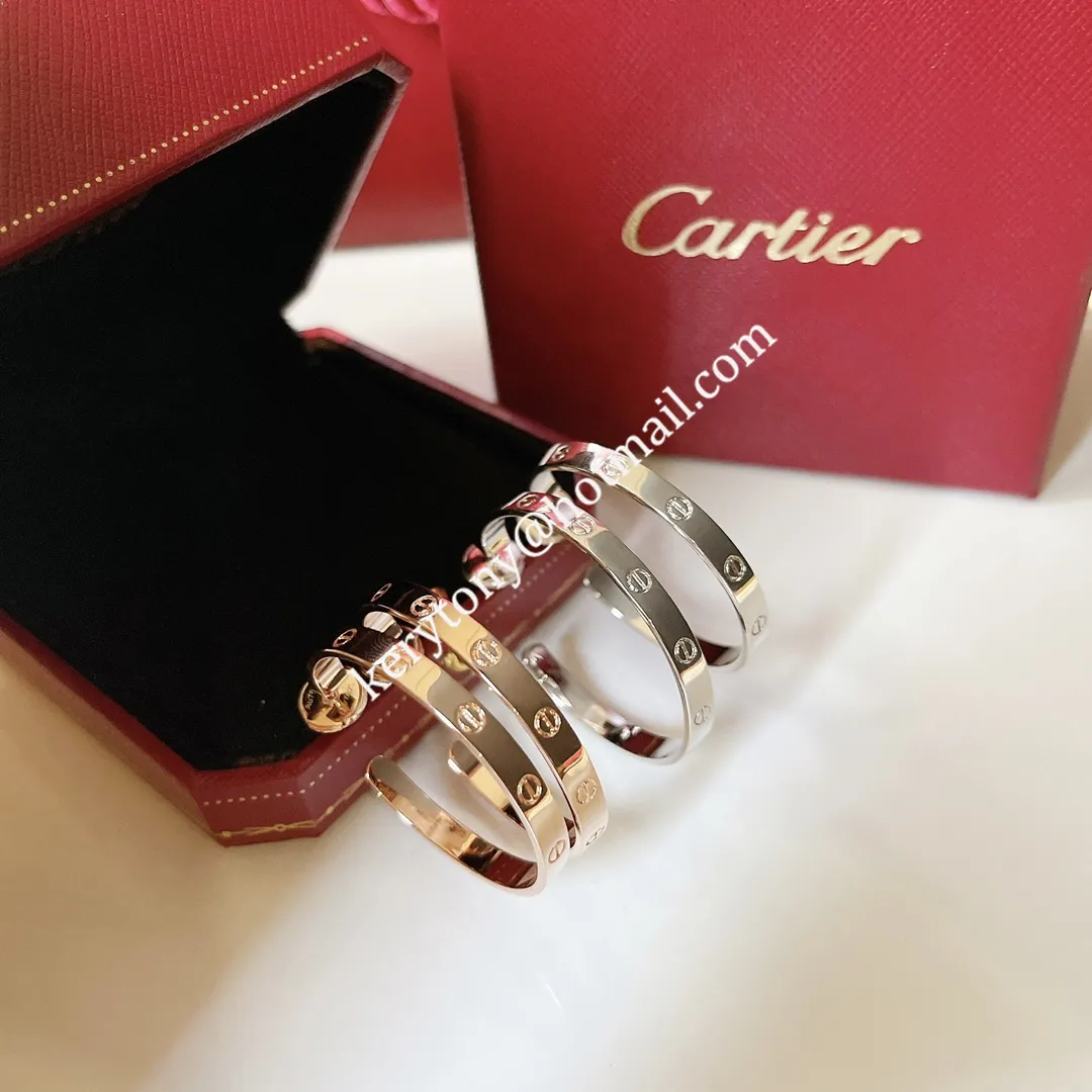 New Authentic Cartier Love Clip Large Earrings Yellow Gold/Rose Gold/White Gold B8028200 Christmas Gifts