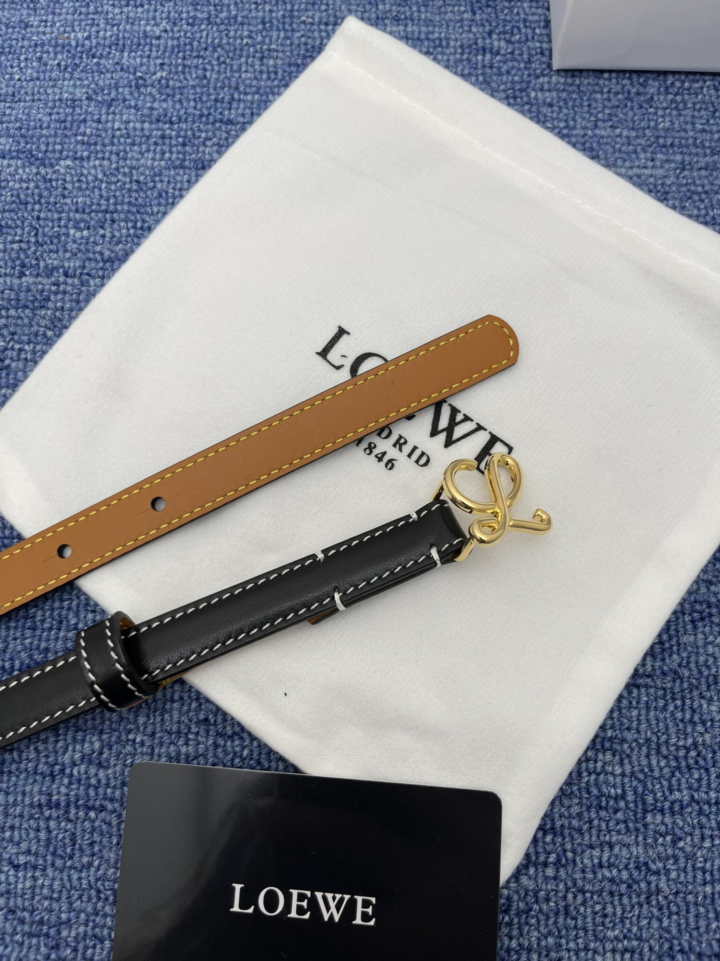 Loewe Leather Belts 1:1 Mirror Version