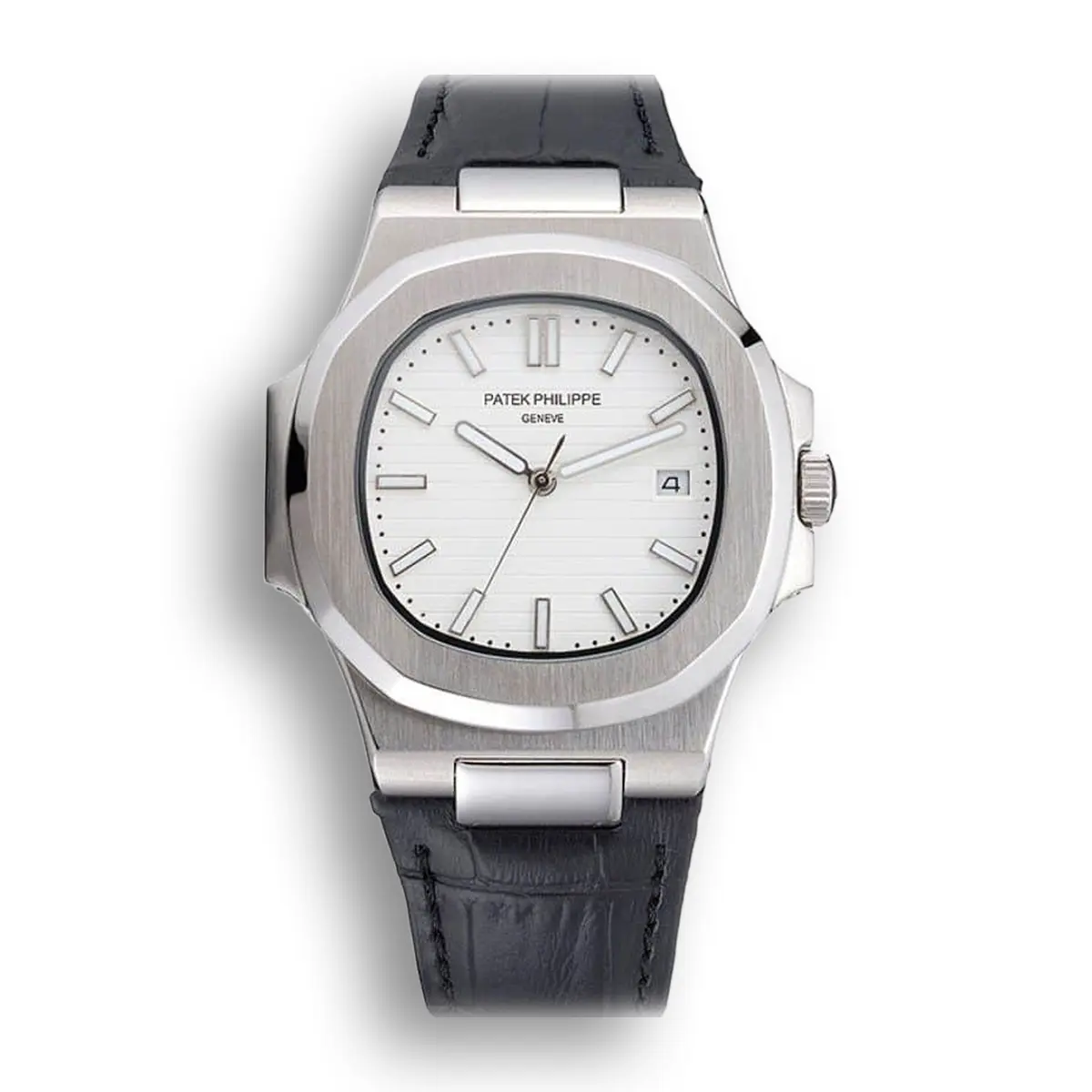 Nautilus 5711G-014 Dial White 59 mm, Stainless Steel