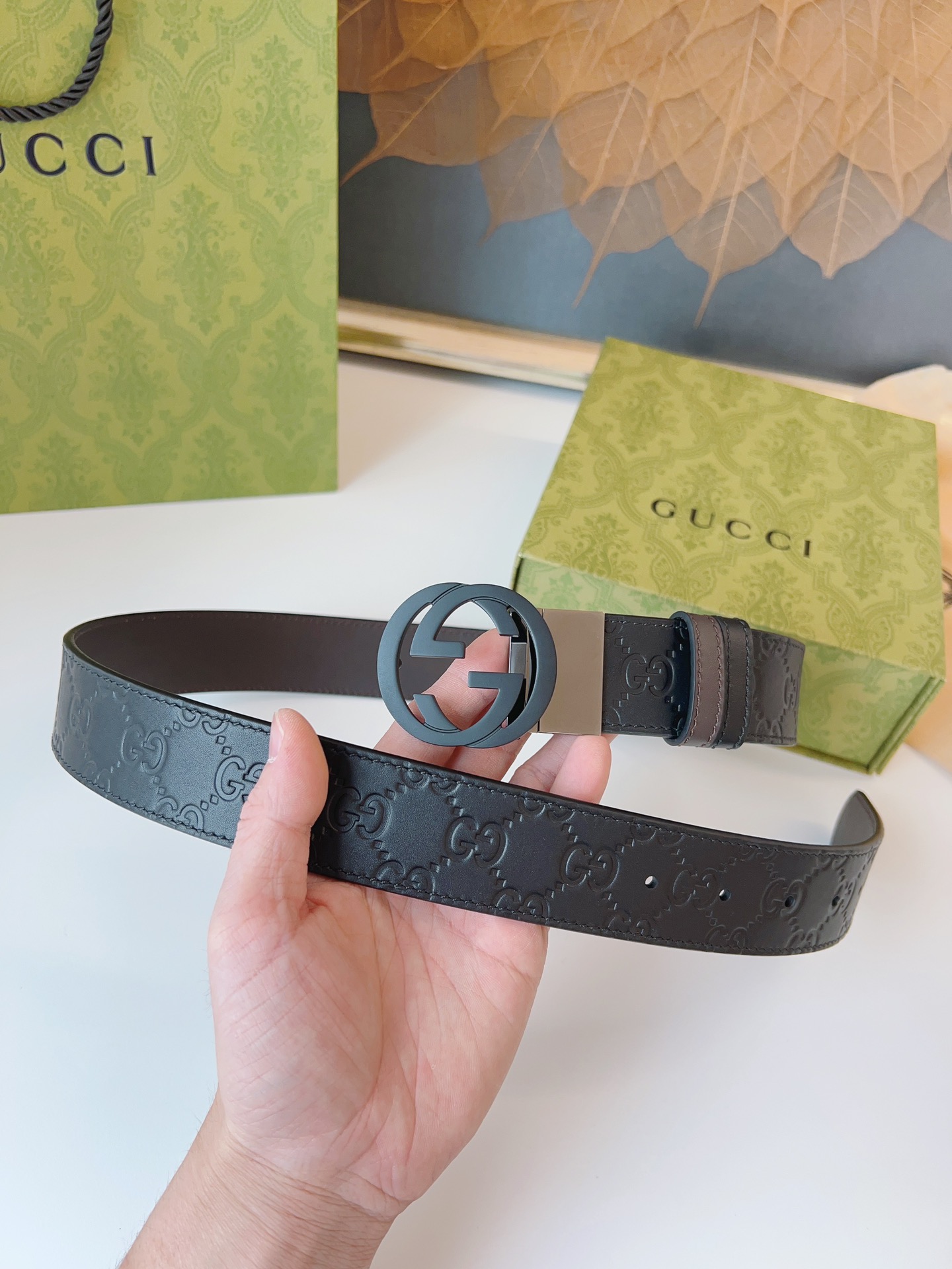 Gucci Leather Belts 1:1 Mirror Version