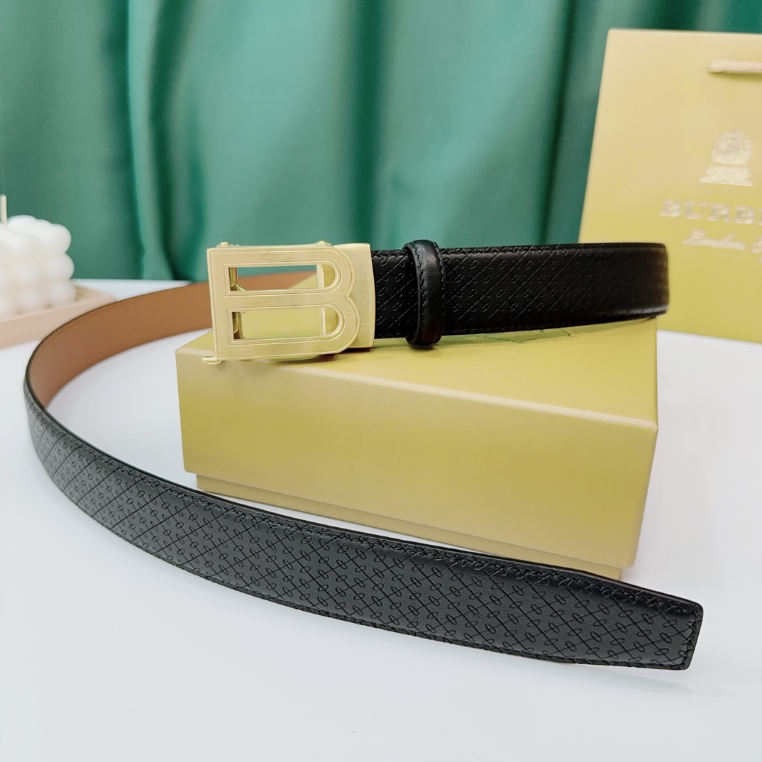 Burberry Leather Belts 1:1 Mirror Version