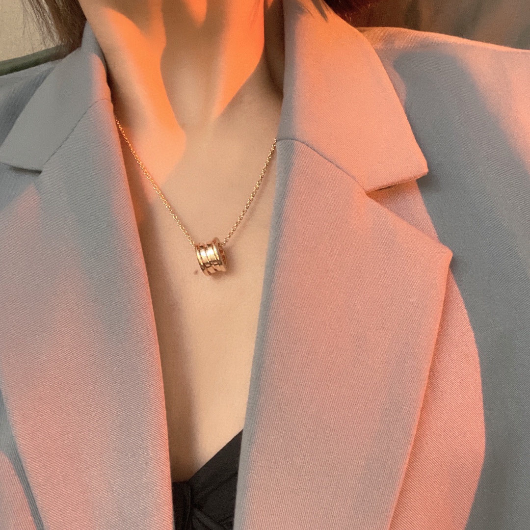 Bulgari B.ZERO1 NECKLACE, Rose Gold & Gold