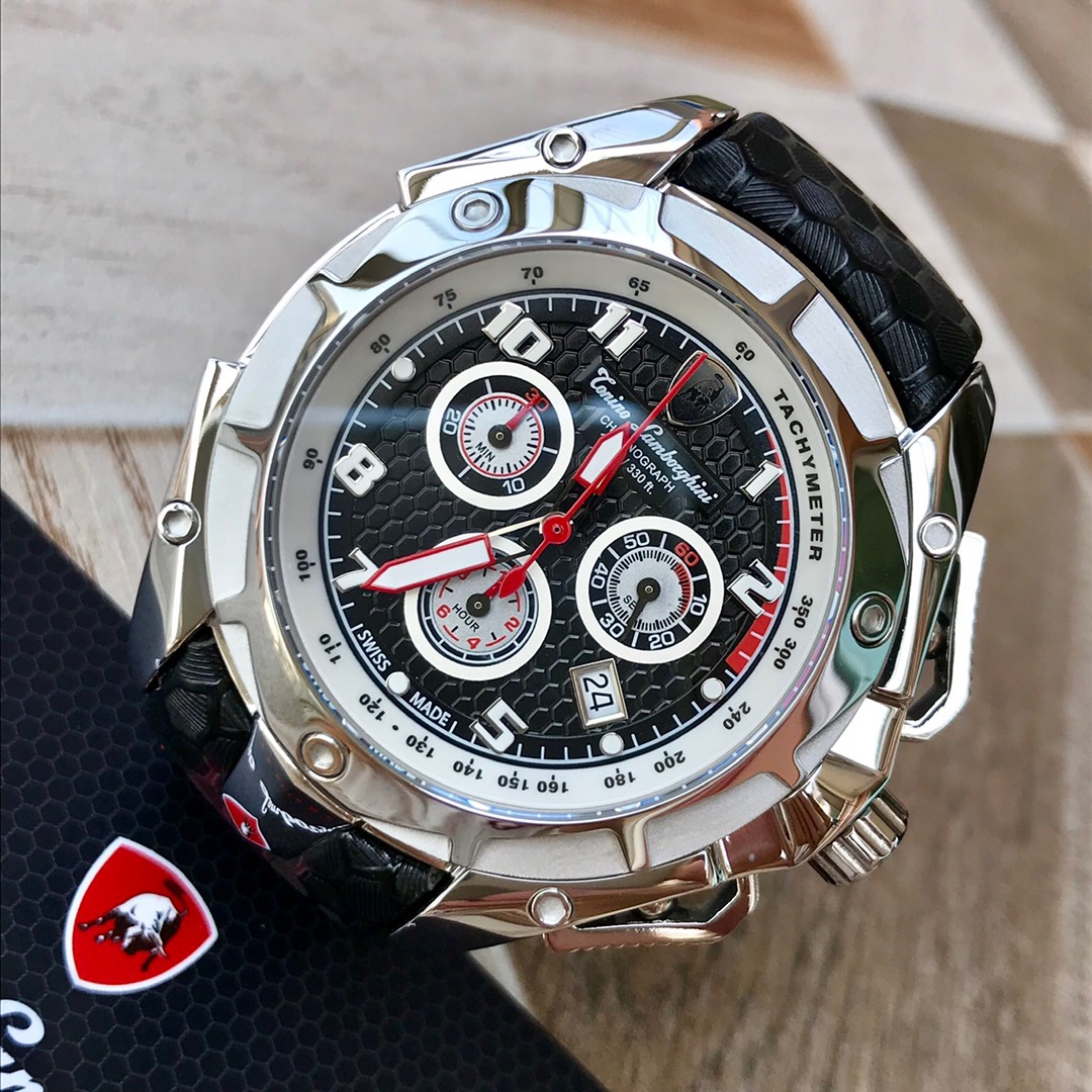 Tonino Lamborghini New Spyder Chronograph White 340X