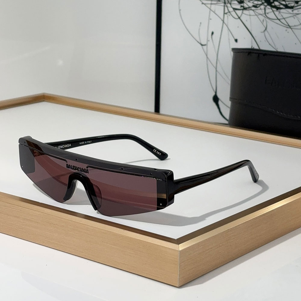 Balenciaga Mirror Logo  sunglasses Top quality （Replica）