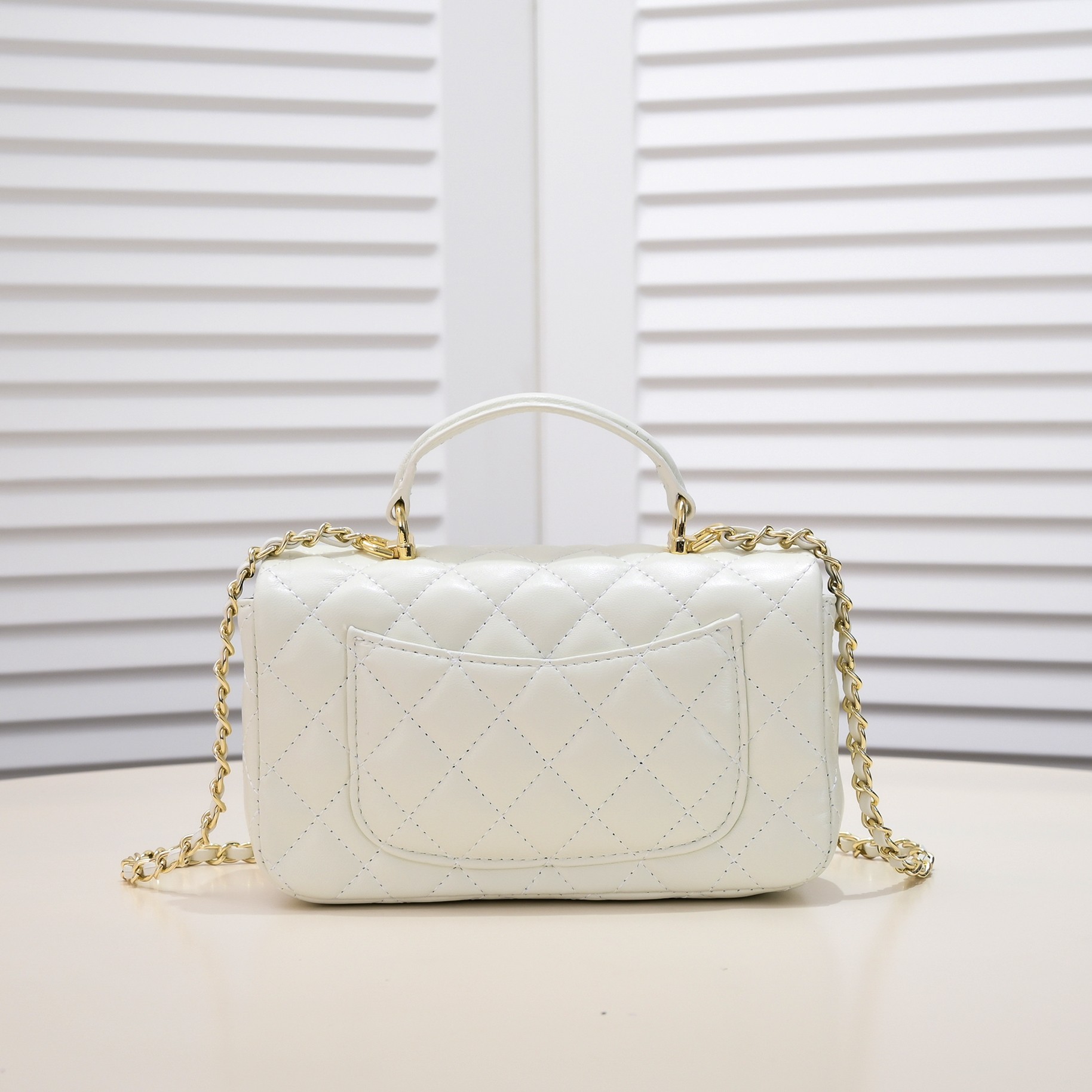 Chanel Handle Shoulder Bag Handbag