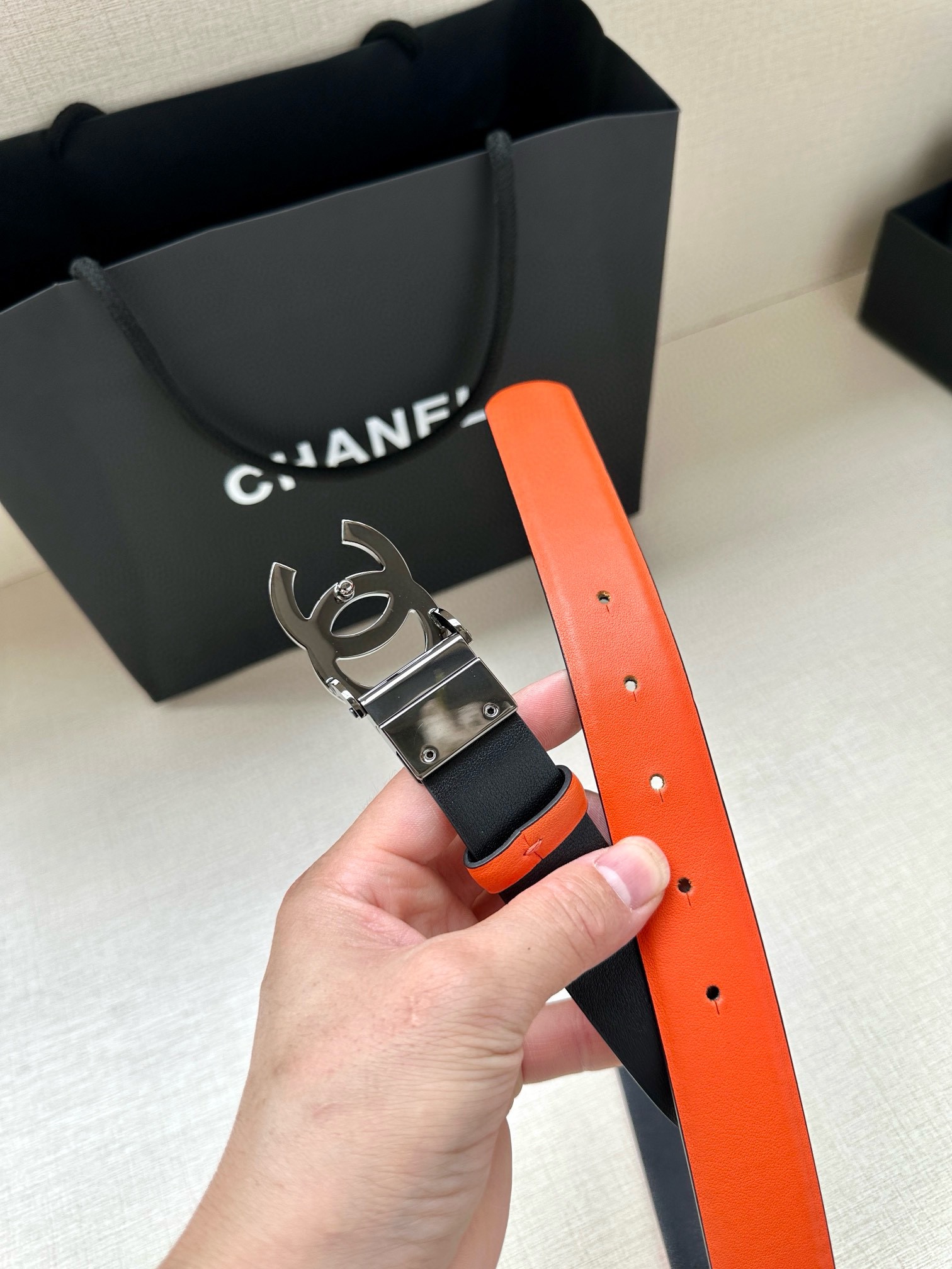 Chanel Leather Belts 1:1 Mirror Version