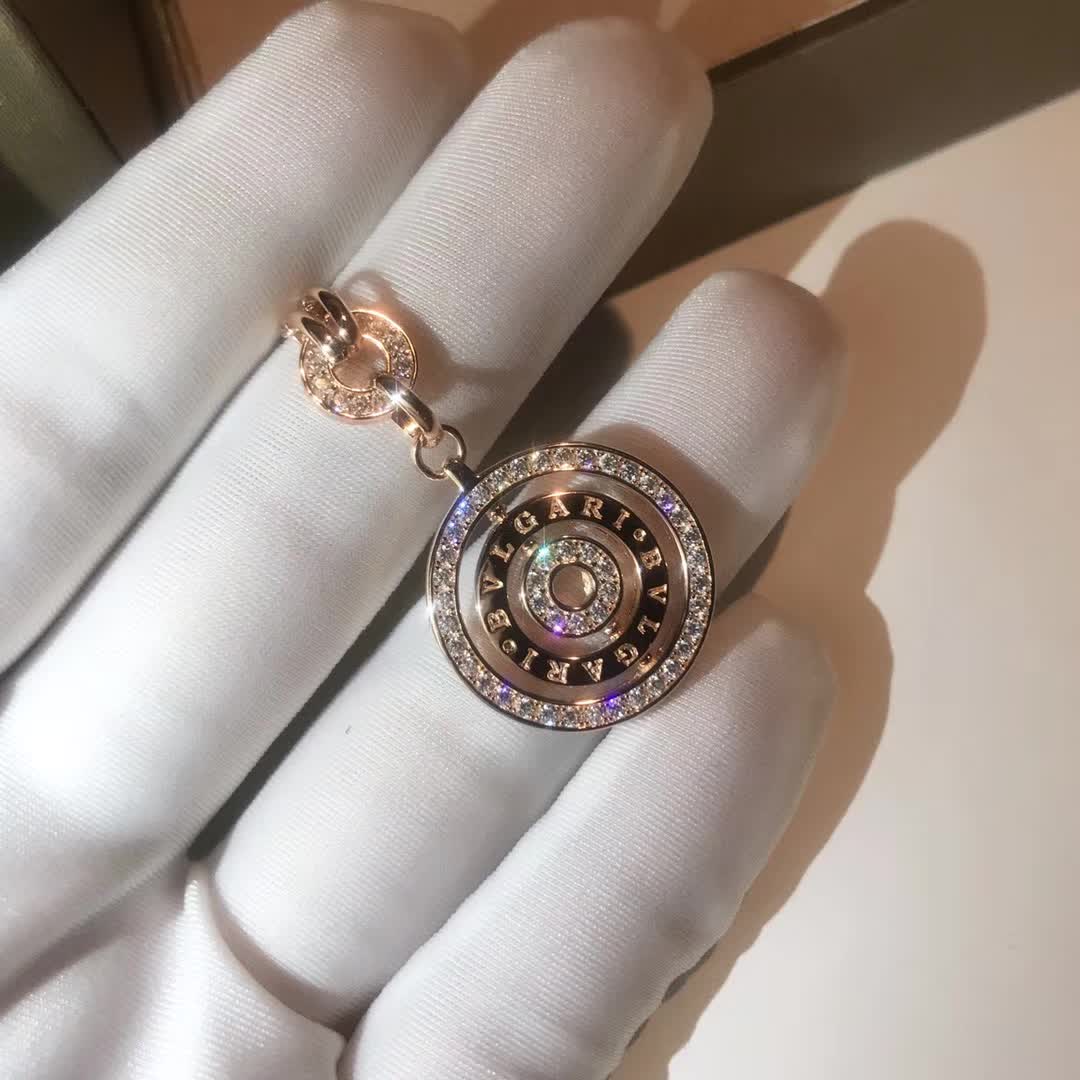 Bvlgari Four Circles Necklace with Diamonds