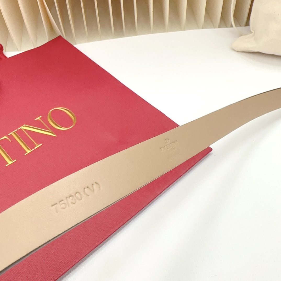 Valentino Leather Belts 1:1 Mirror Version
