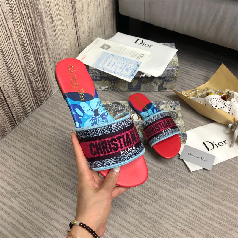 Dior DWAY Slide Slipper Sandals (Replica)