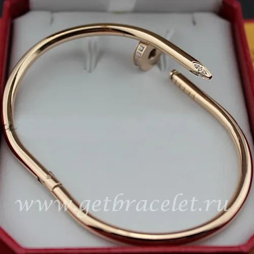 Cheap Cartier Juste Un Clou Bracelet Pink Gold Diamonds B6039015