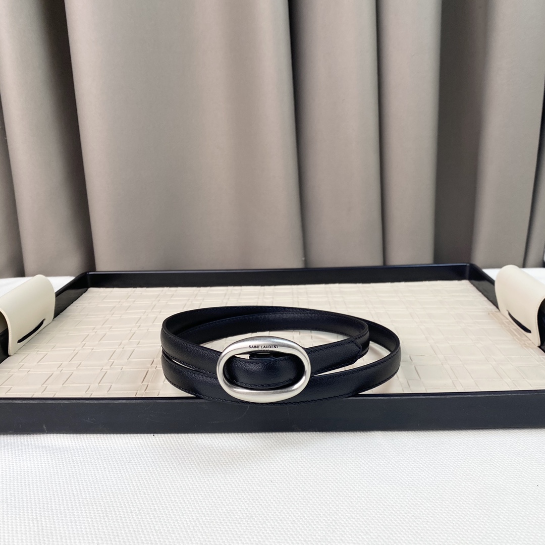 YSL Saint Laurent Leather Belts 1:1 Mirror Version
