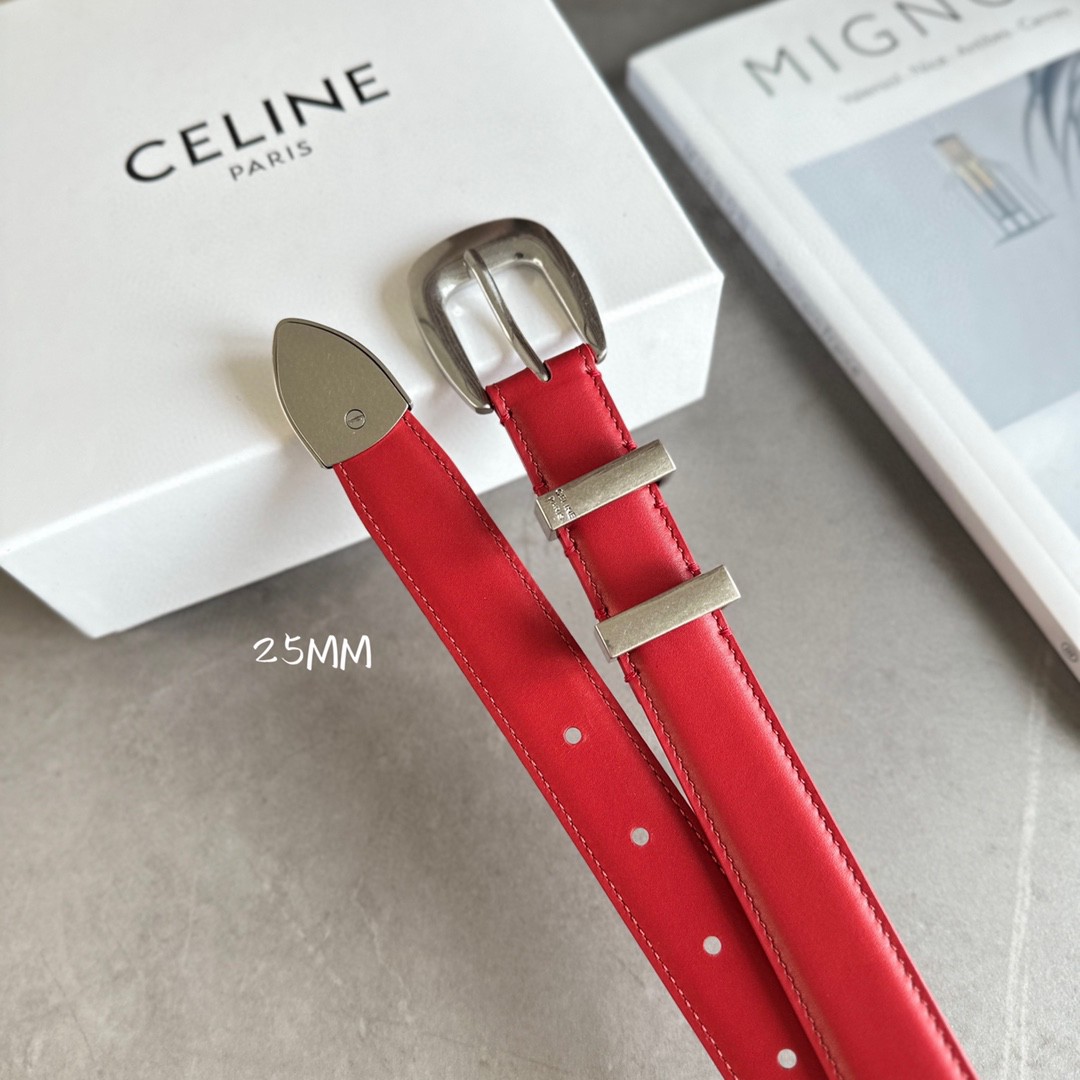 Celine Leather Belts 1:1 Mirror Version
