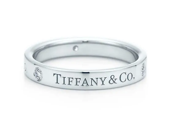 Tiffany & Co Narrow Band Studded Crystals Couple Style Fine Jewelry Street Luxurious Knock-off GRP02847