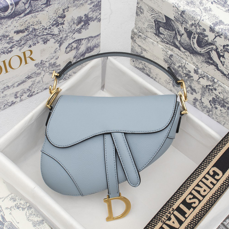 Dior Small Saddle Bag Grained Calfskin(Replica)