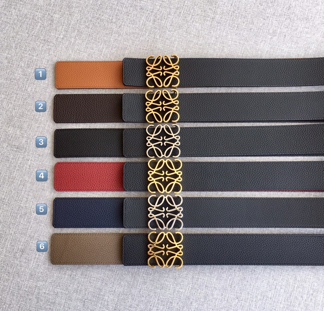 Loewe Leather Belts 1:1 Mirror Version