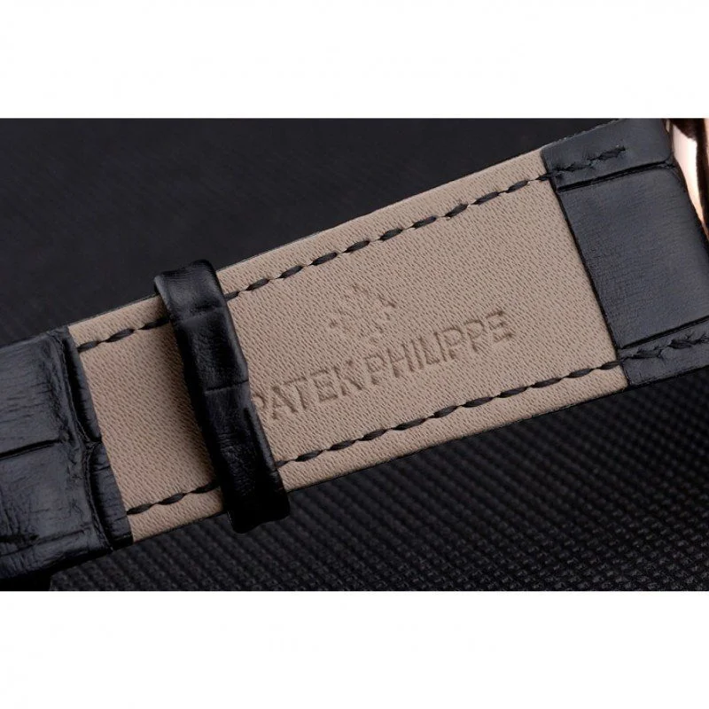 Dual Time Moonphase Tourbillon Black Skeletonised Dial 44 mm, Rose Gold Plated