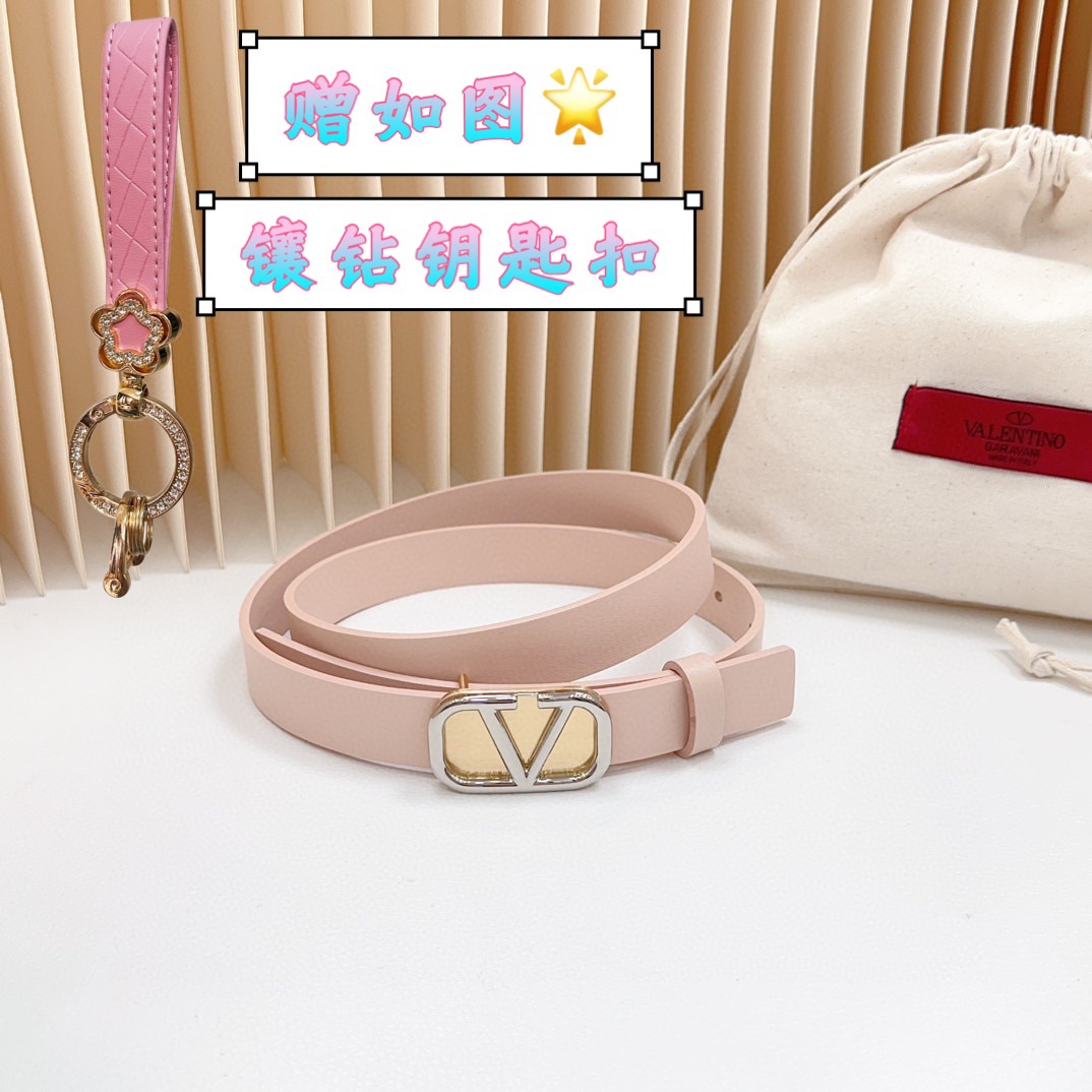 Valentino Leather Belts 1:1 Mirror Version