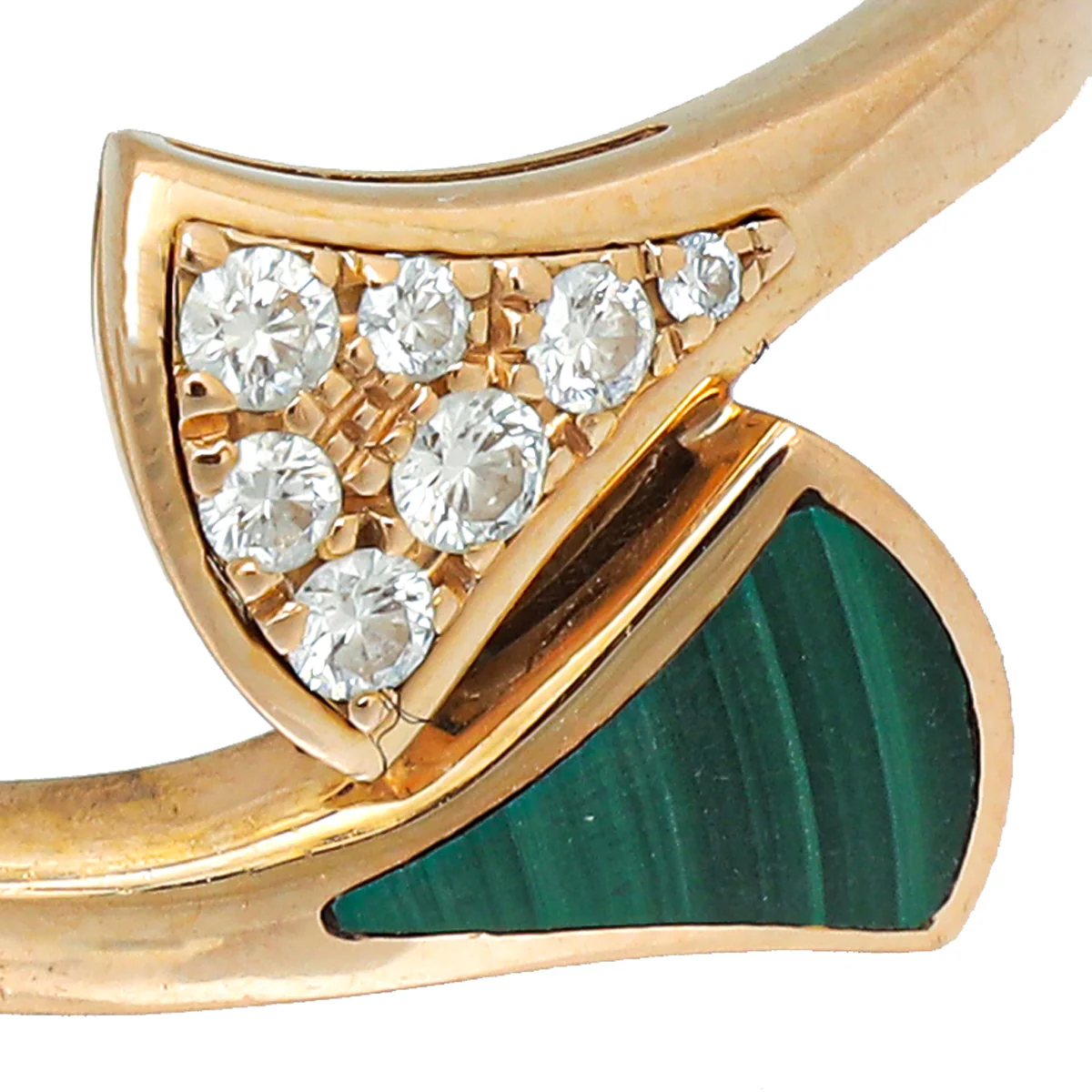 Bvlgari 18K Pink Gold Diva's Dream Ring 55