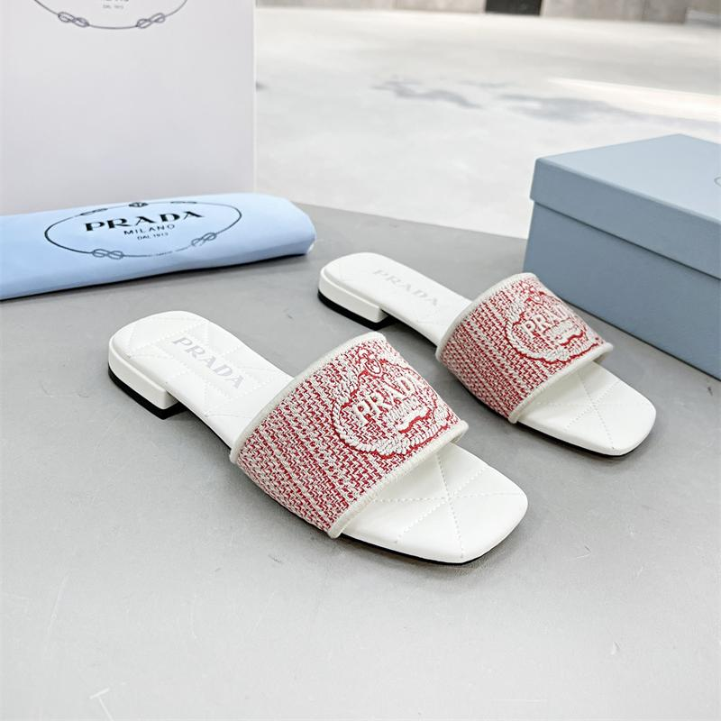 Prada Comfortable Flip-Flops Slide Sandal (Replica)