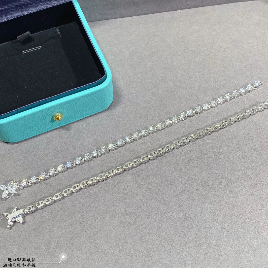 Tiffany Tennis Bracelet in Platinum with Diamonds