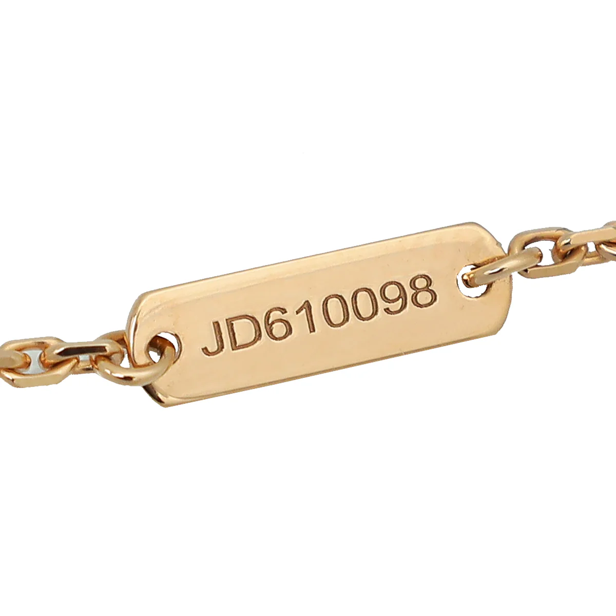 Van Cleef & Arpels 18K Rose Gold Diamond Silver Obsidian Holiday Pendant Necklace