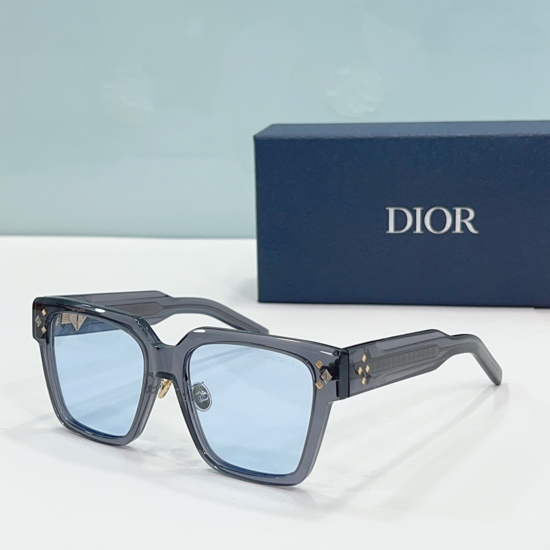 Dior CD Diamond Design Fashion Casual Sunglasses Top quality (Replica）