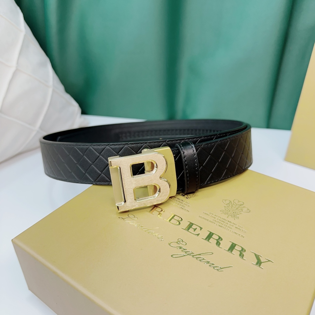 Burberry Leather Belts 1:1 Mirror Version