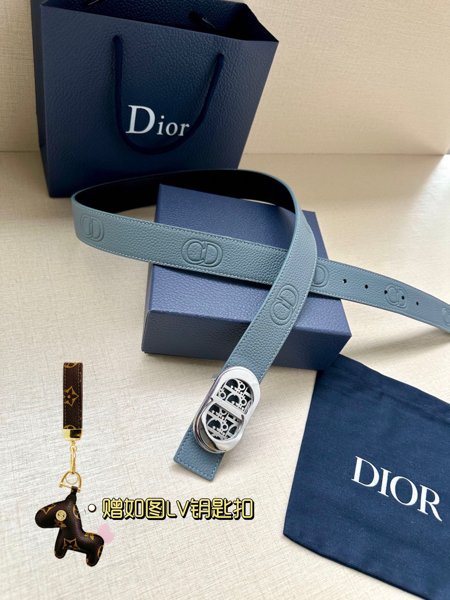 Dior Leather Belts 1:1 Mirror Version