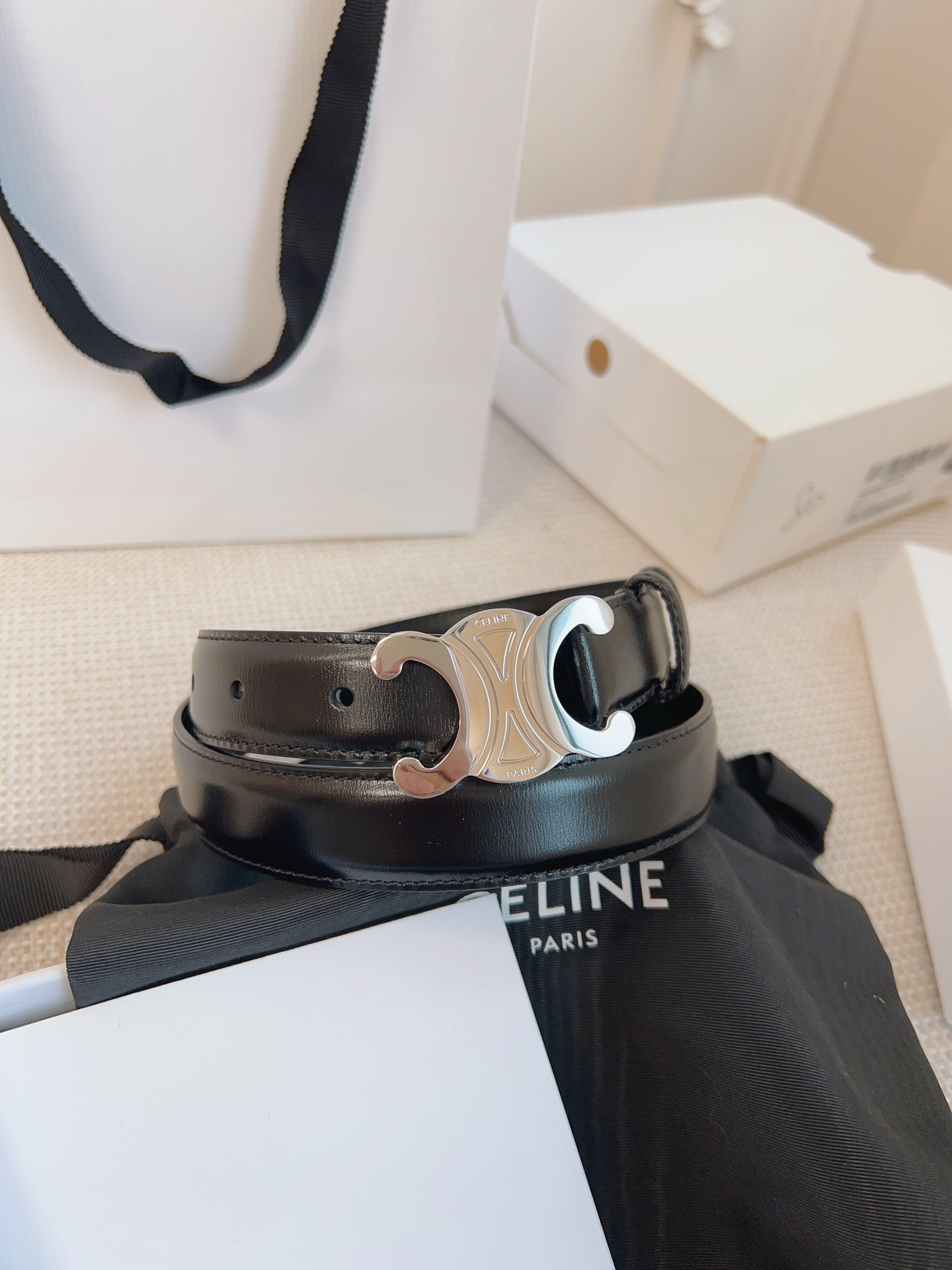 Celine Leather Belts 1:1 Mirror Version